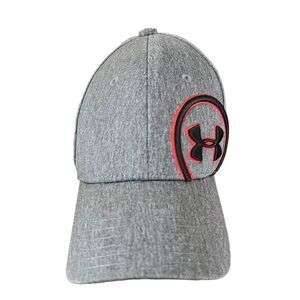 Under Armour youth grey, red and black hat size small/medium